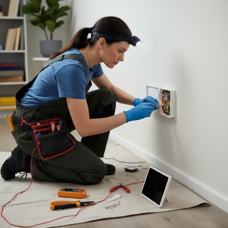Thermostat Installation detail