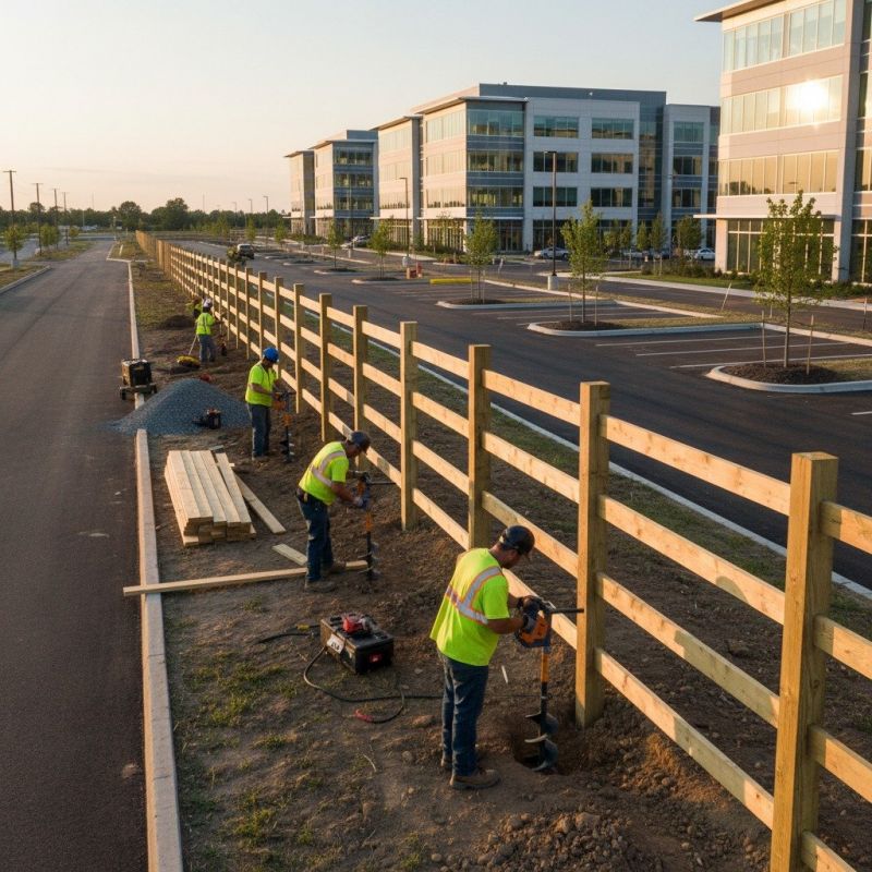 Cedar Fencing Installation